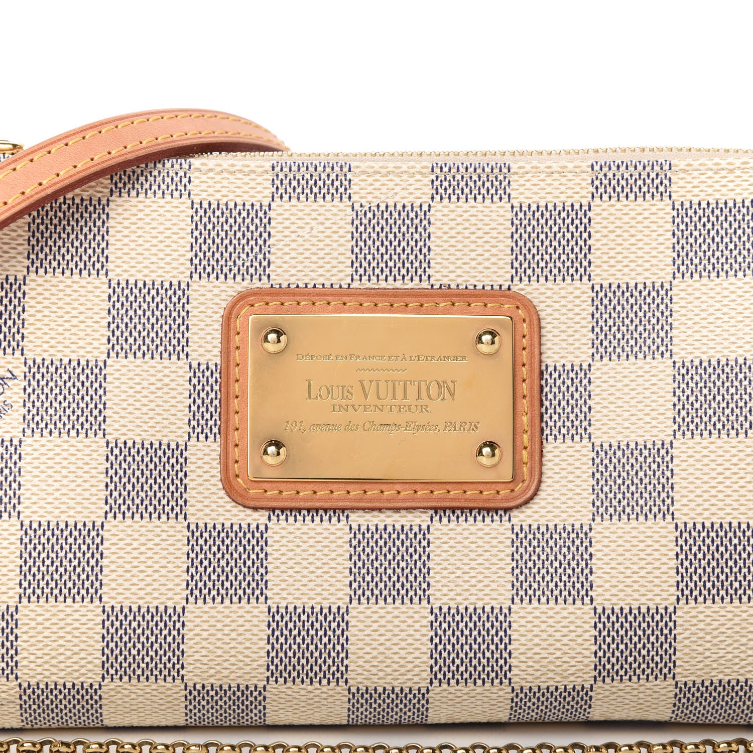 Louis Vuitton Damier Azur Eva Clutch 10 of 11