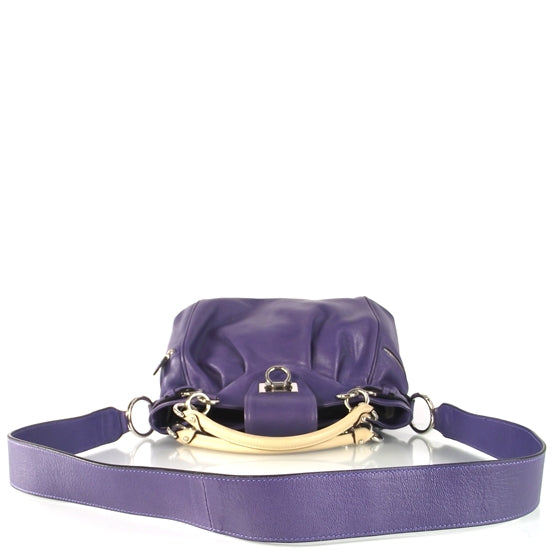 FASHIONPHILE SALVATOREFERRAGAMOLeatherMarisaPurple 4 of 13