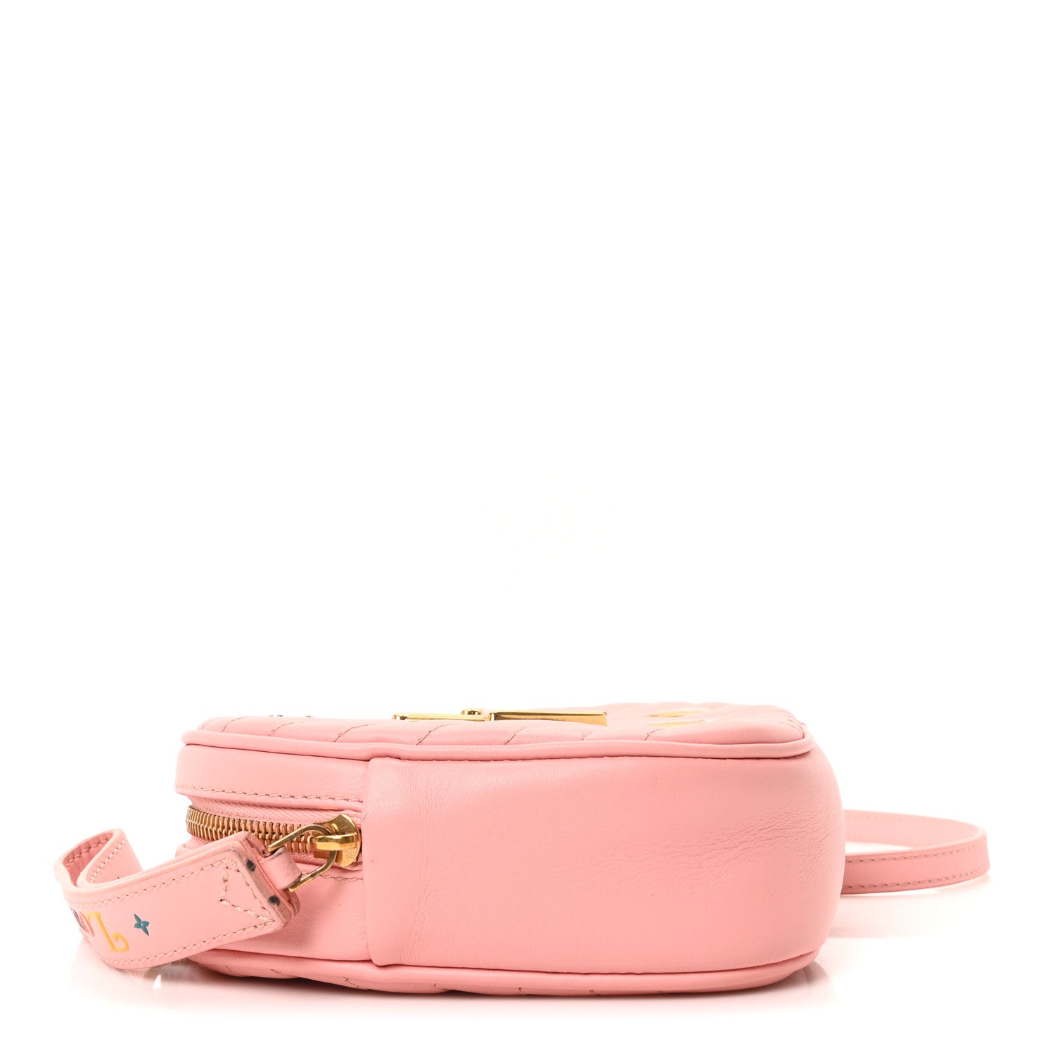 Louis Vuitton Calfskin Embellished New Wave Love Lock Heart Bag Rose Pomettes 4 of 9