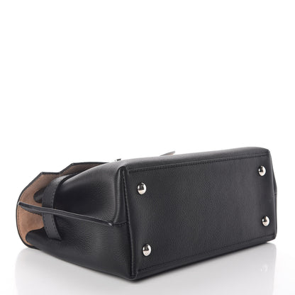 Louis Vuitton Calfskin Lockme Ever BB Black 4 of 13