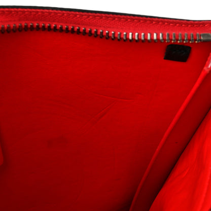 Christian Louboutin Calfskin Suede Studded Skypouch Crossbody Clutch Black Multicolor 11 of 16