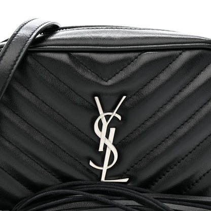 Saint Laurent Calfskin Matelasse Monogram Lou Belt Bag Black 8 of 10