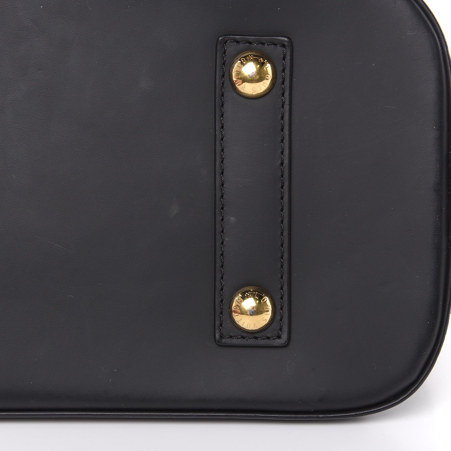 Louis Vuitton Lambskin Malletage Alma PM Black 10 of 20
