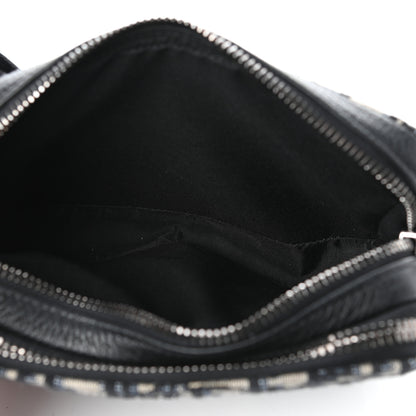 Christian Dior Oblique Pouch Navy Blue 7 of 10