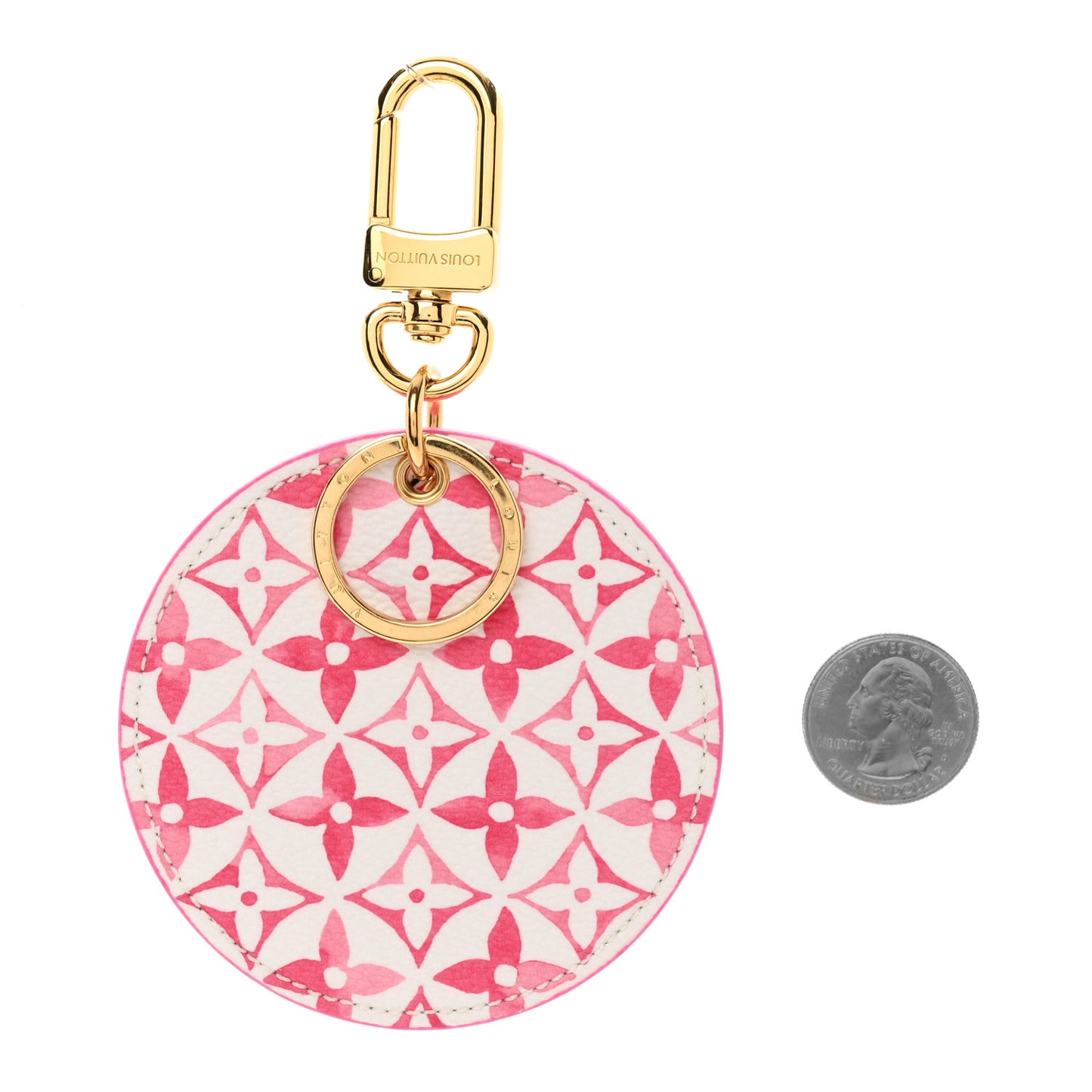 Monogram Giant By The Pool 2.0 Illustre Resort Bag Charm Key Holder Rose