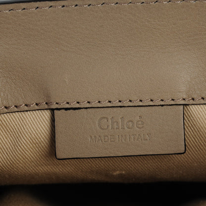 Chloe Suede Calfskin Mini Faye Backpack Motty Grey 6 of 7