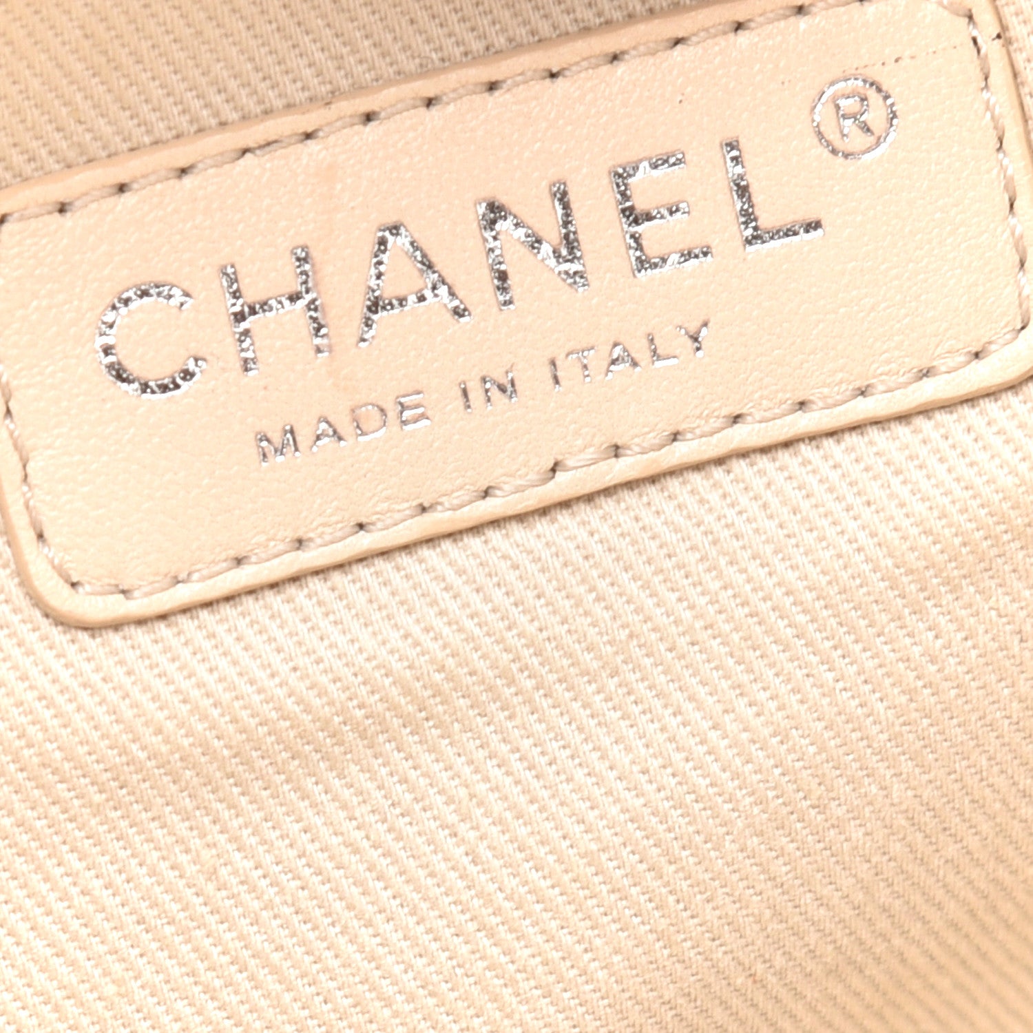 Chanel Glazed Goatskin Double Contrast Stitch Large Tote Brown 6 of 10