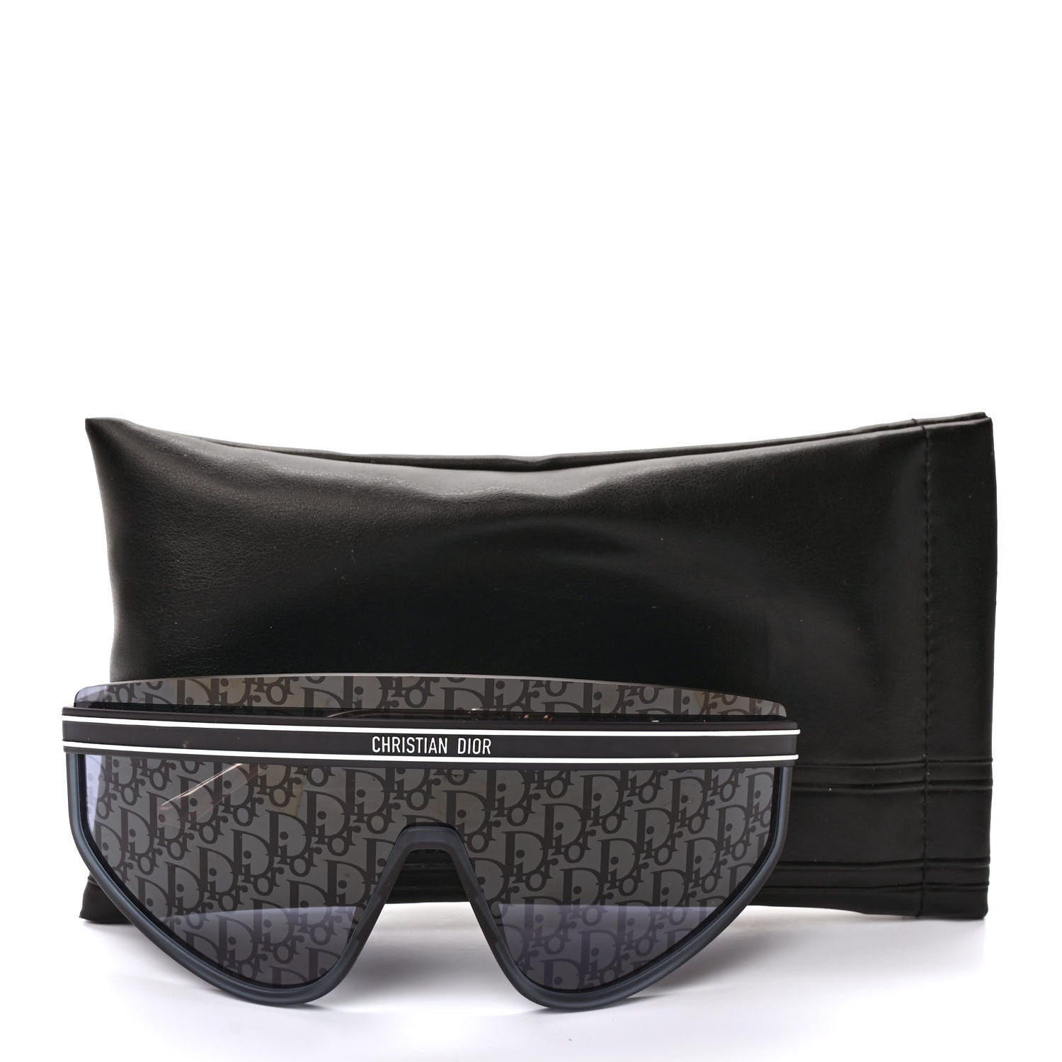 Christian Dior Oblique Mask DiorClub M2U Sunglasses Translucent Blue 9 of 9