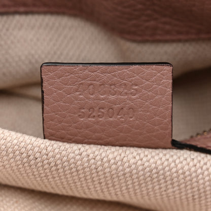 Gucci Pebbled Calfskin Large Soho Hobo Camelia 7 of 10