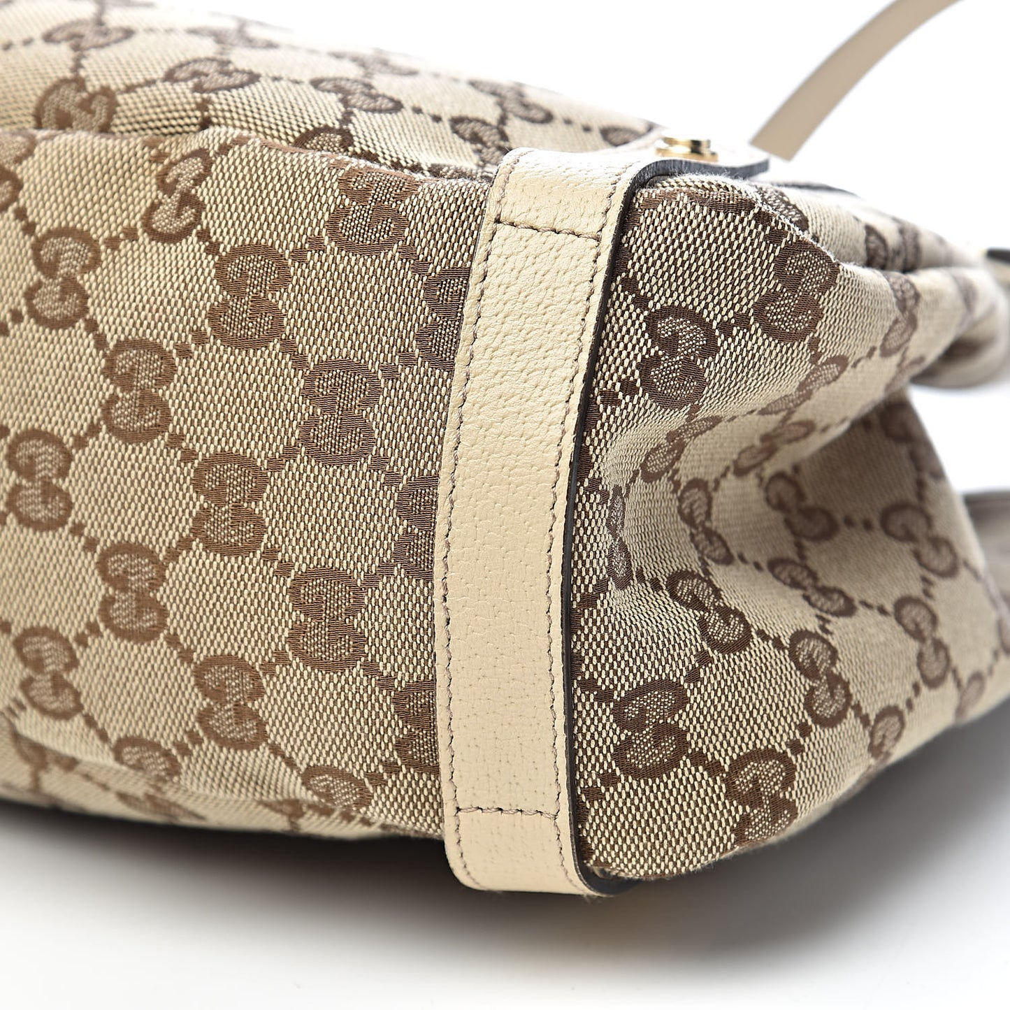 Monogram Medium Abbey Shoulder Bag Off White