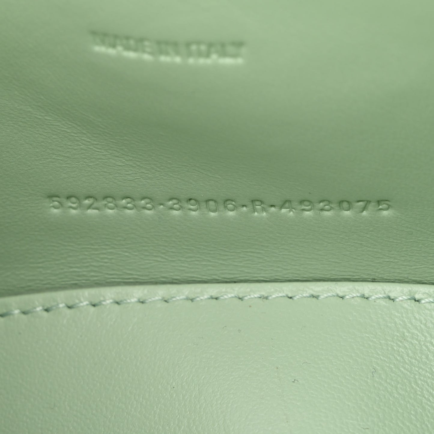 Shiny Calfskin Crocodile Embossed Hourglass Top Handle Bag XS Light Green