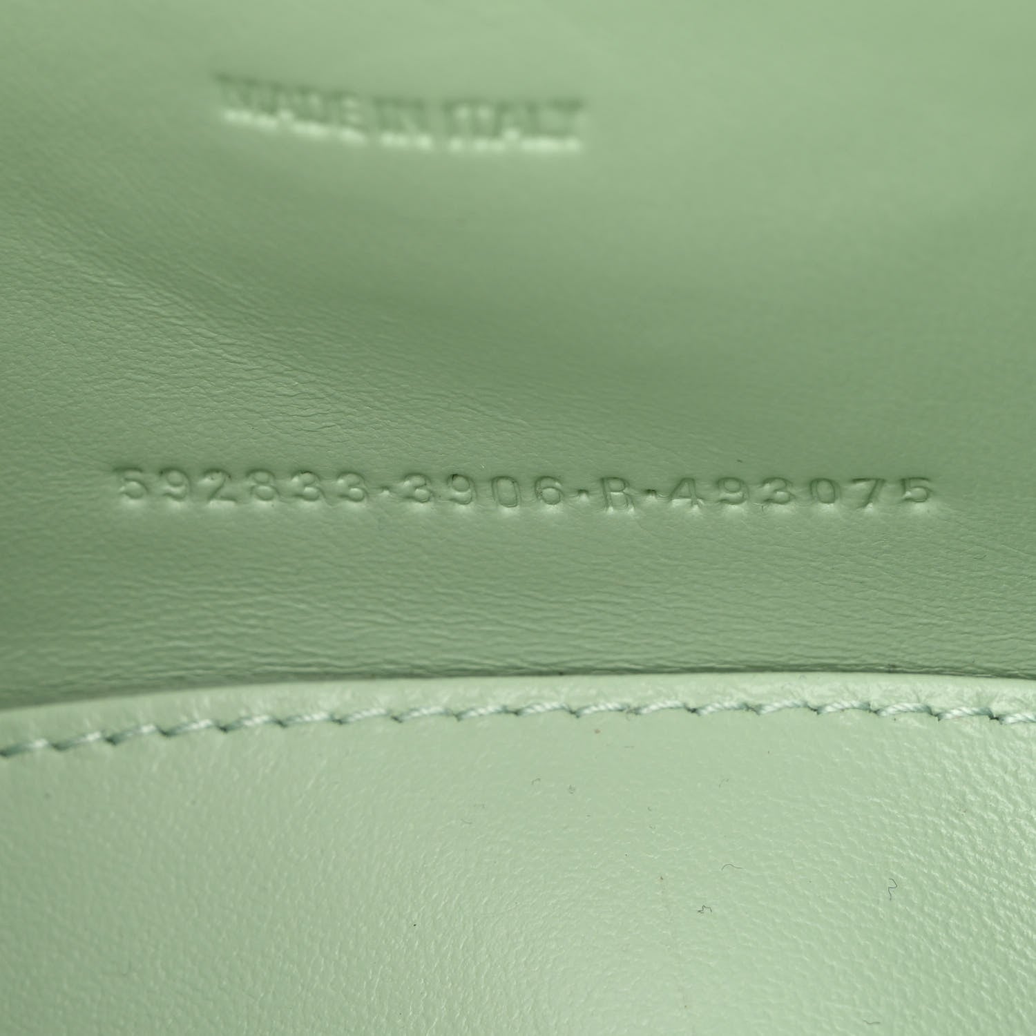 Balenciaga Shiny Calfskin Crocodile Embossed Hourglass Top Handle Bag XS Light Green 8 of 11