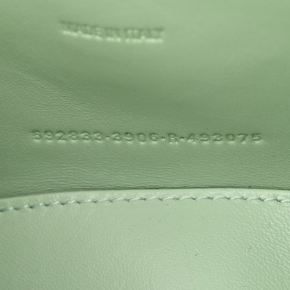 Balenciaga Shiny Calfskin Crocodile Embossed Hourglass Top Handle Bag XS Light Green 8 of 11