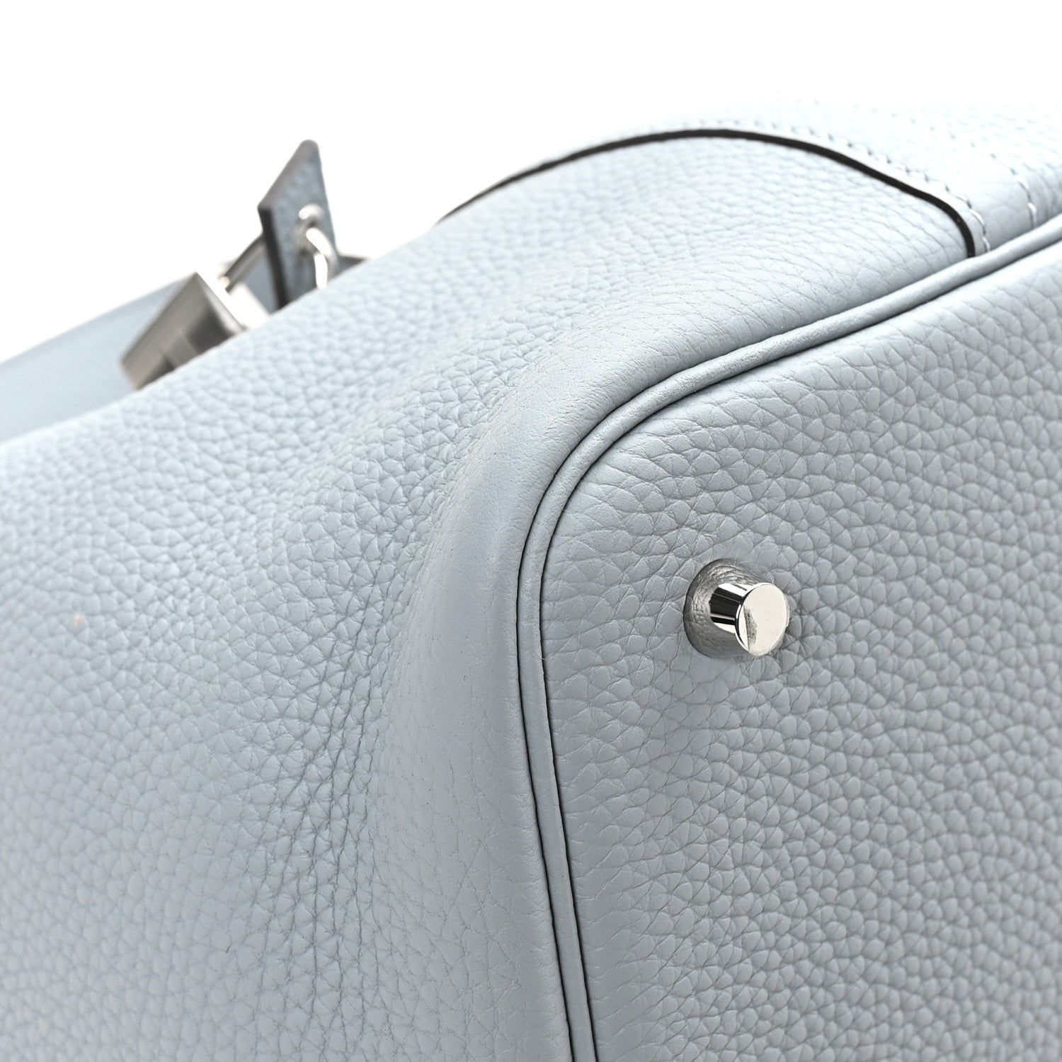 Hermes Taurillon Clemence Picotin Lock 22 MM Gris Pantin 8 of 12