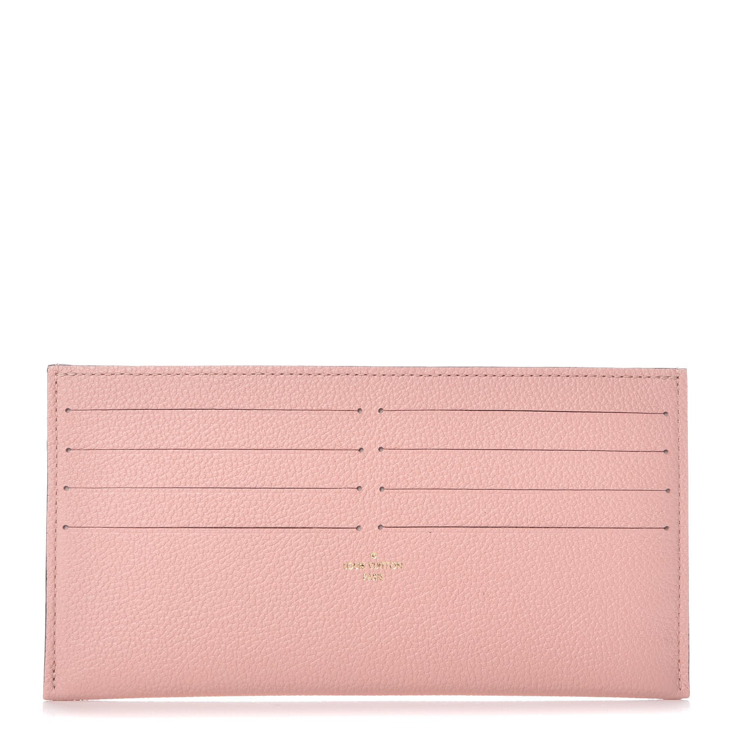 Louis Vuitton Calfskin Felicie Card Holder Insert Rose Ballerine 1 of 8