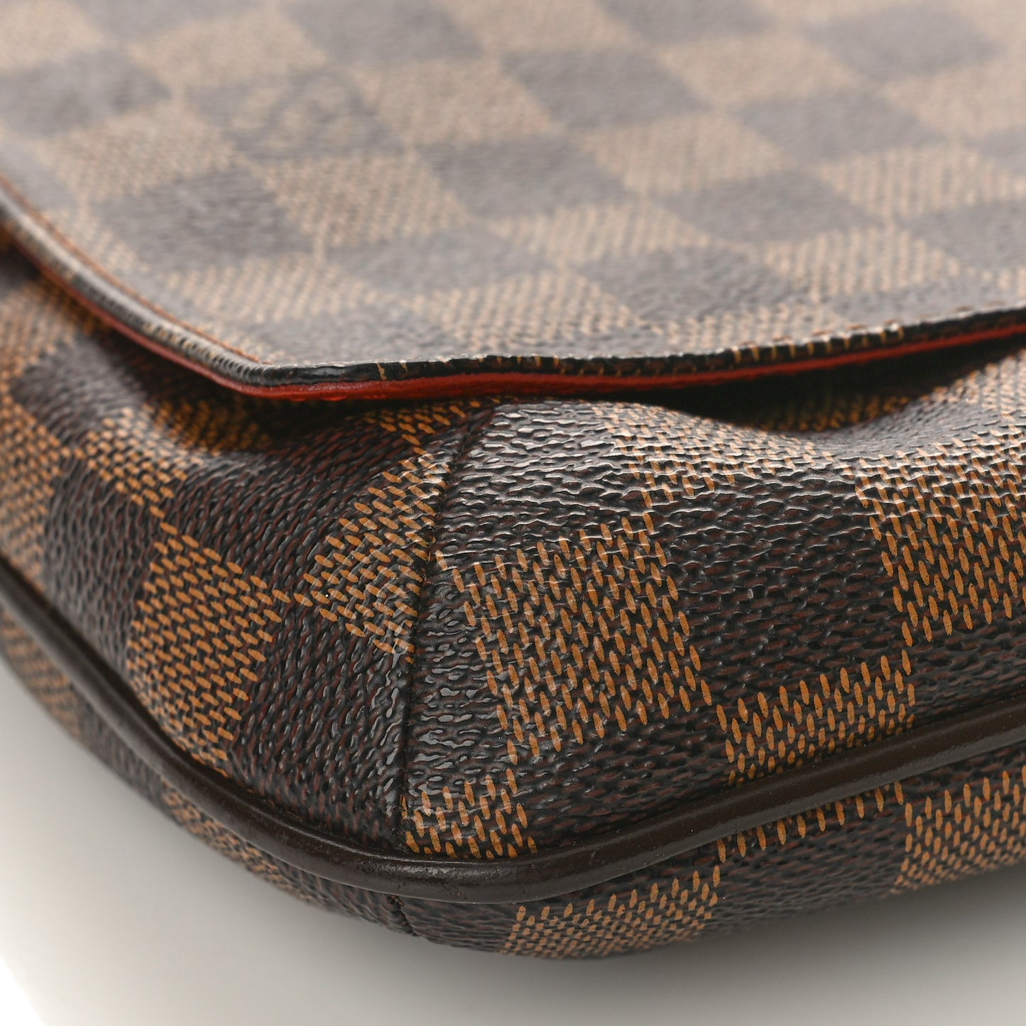 Damier Ebene Musette Tango Long Strap
