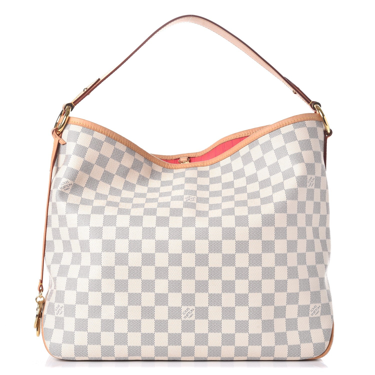Louis Vuitton Damier Azur Delightful MM Pink 1 of 10