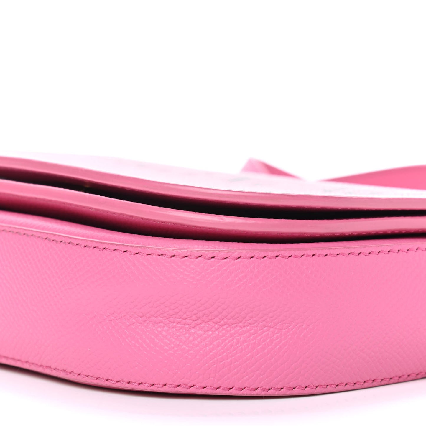 Signature Grained Calfskin Logo Print Ville Day Bag XS Rose Bubblegum Black