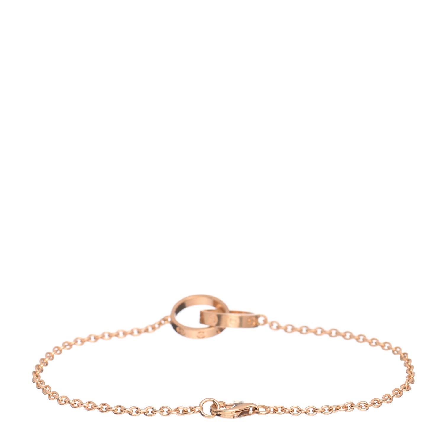 Cartier 18K Yellow Gold Interlocking LOVE Bracelet 3 of 4
