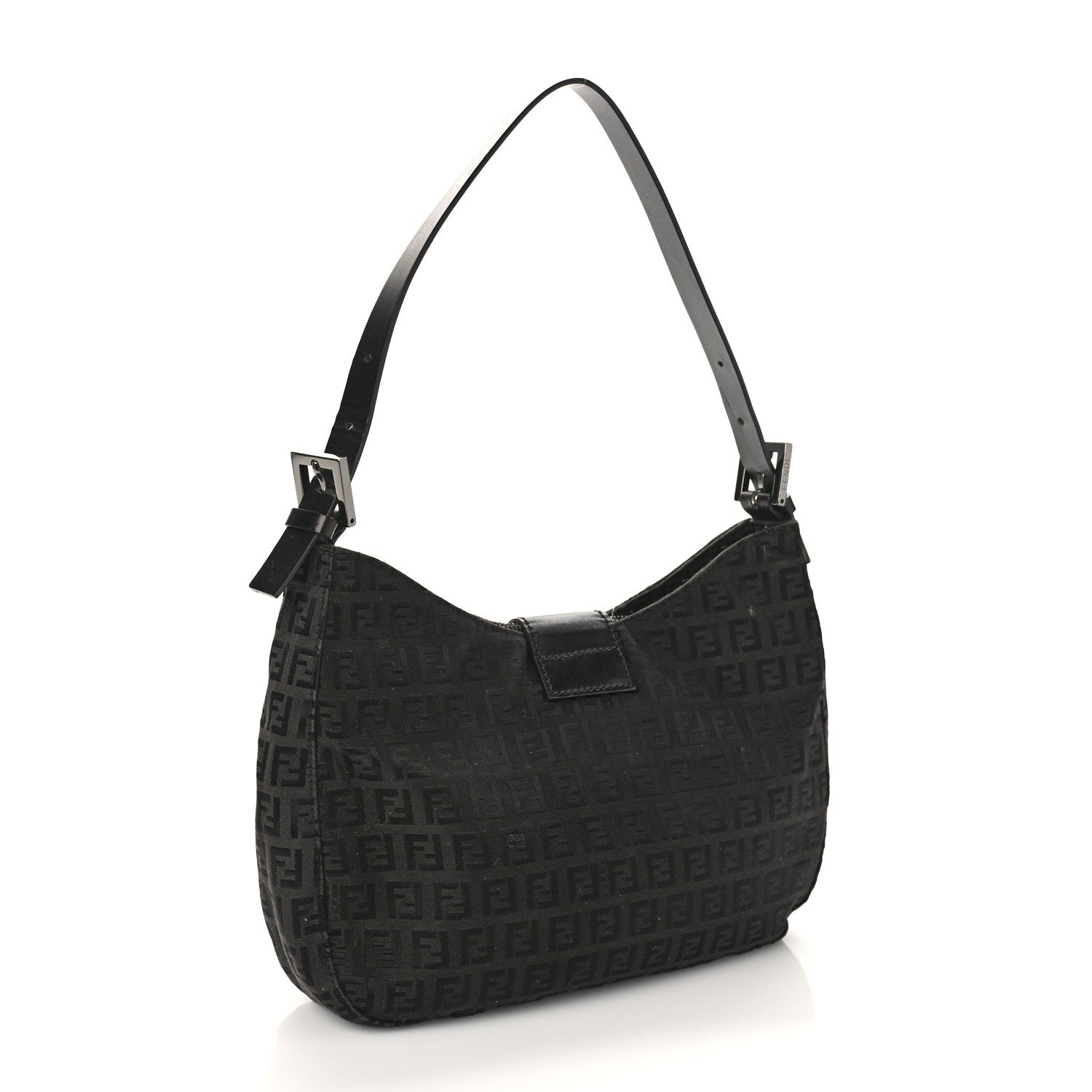 Fendi Zucchino Small Hobo Black 2 of 13