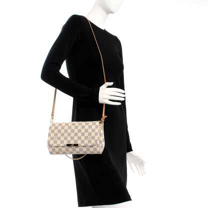 Louis Vuitton Damier Azur Favorite MM 2 of 8