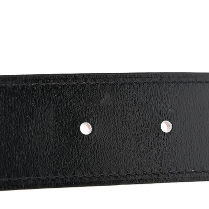 Hermes Box Togo 32mm Striee H Belt 110 44 Black Orange 9 of 10