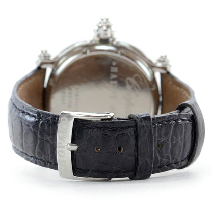 Chopard Stainless Steel Alligator Diamond Bezel Ruby Yellow Blue Sapphire 39mm Happy Sport Fish Quartz Watch Blue 4 of 7