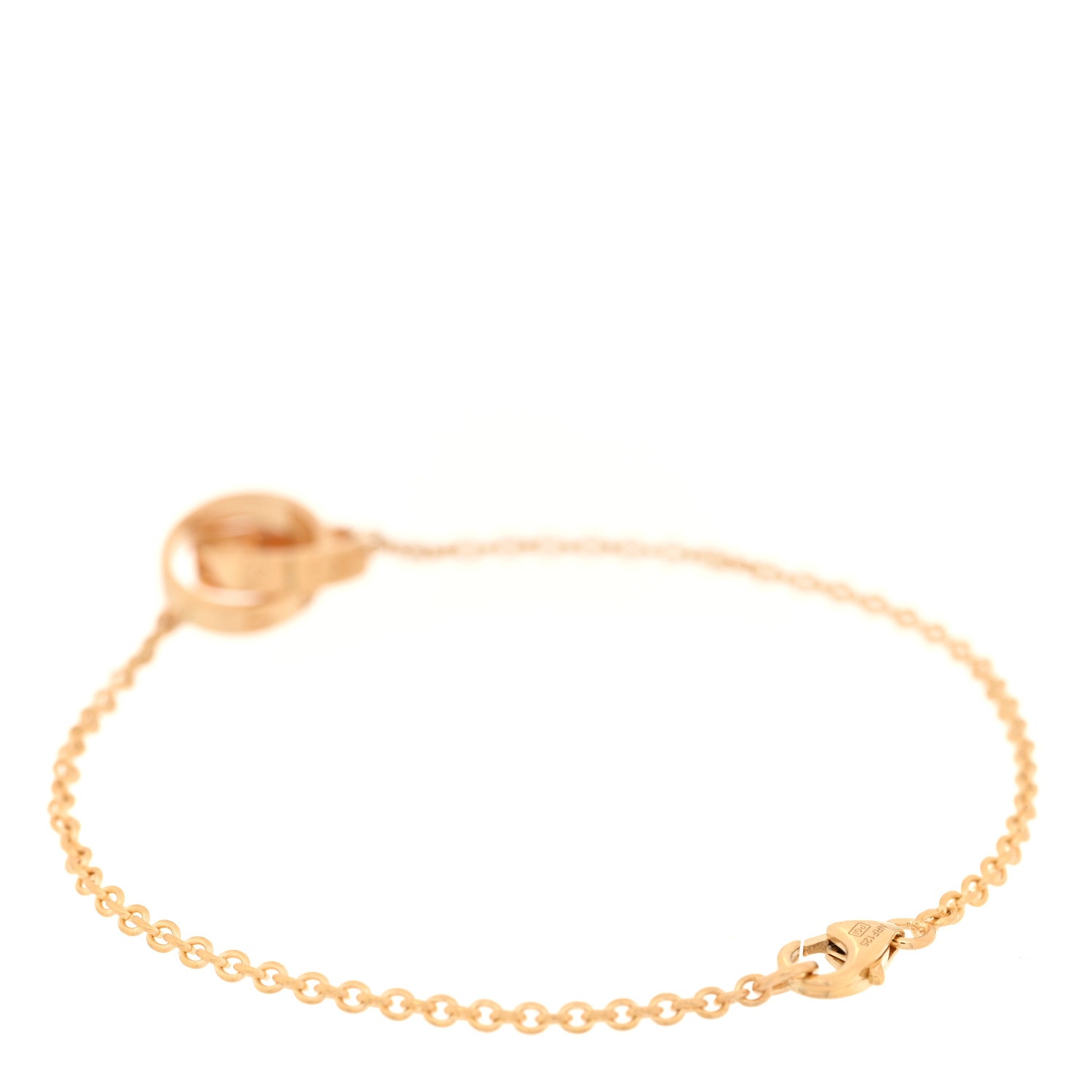 Cartier 18K Yellow Gold Interlocking LOVE Bracelet 2 of 3