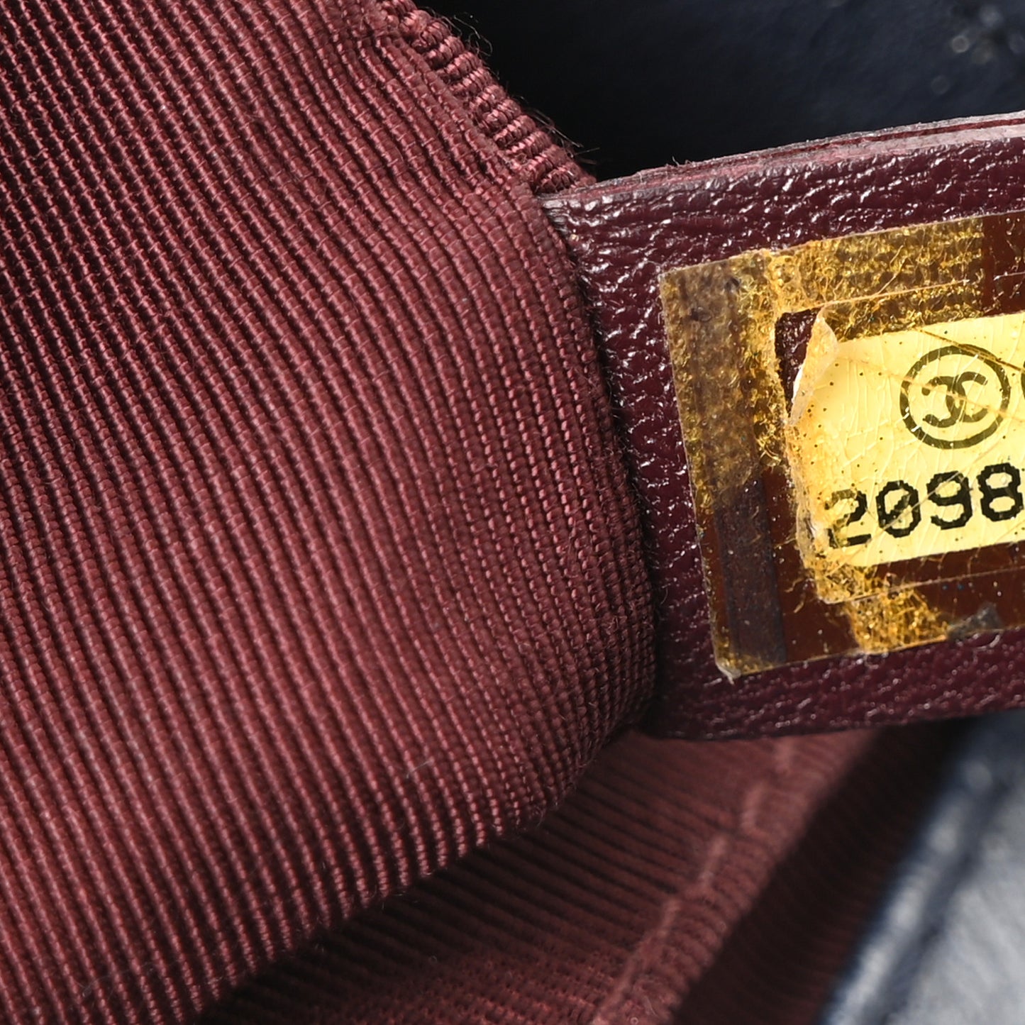 Glazed Calfskin Quilted Medium Boy Chained Flap Blue