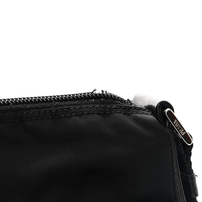 Prada Tessuto Nylon Messenger Bag Black 11 of 13