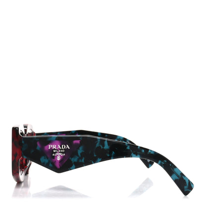 Prada Acetate Square Sunglasses SPR 15Y-F Scarlet Tortoise 3 of 7