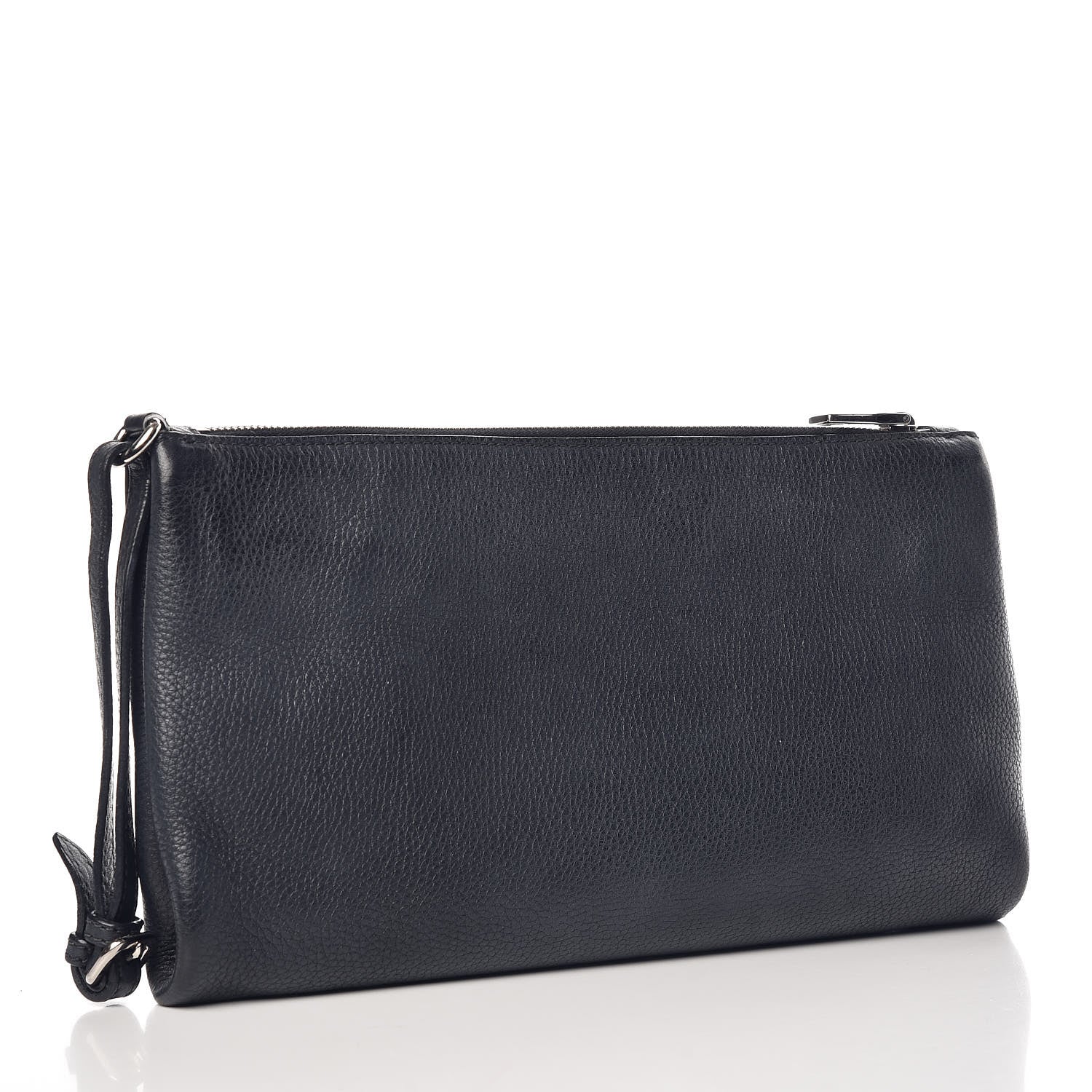 Prada Vitello Daino Clutch Baltico 3 of 11