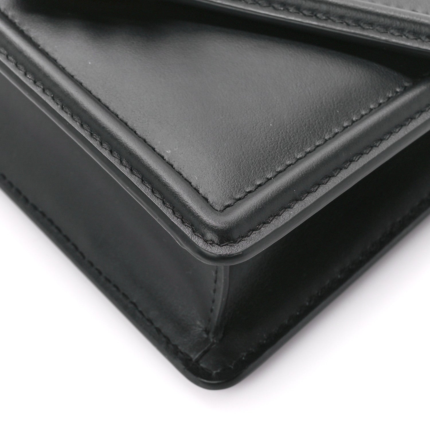 Dolce & Gabbana Smooth Calfskin Small Devotion Envelope Top Handle Bag Black 10 of 11