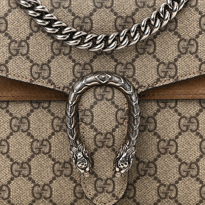 Gucci GG Supreme Monogram Mini Dionysus Shoulder Bag Taupe 8 of 15