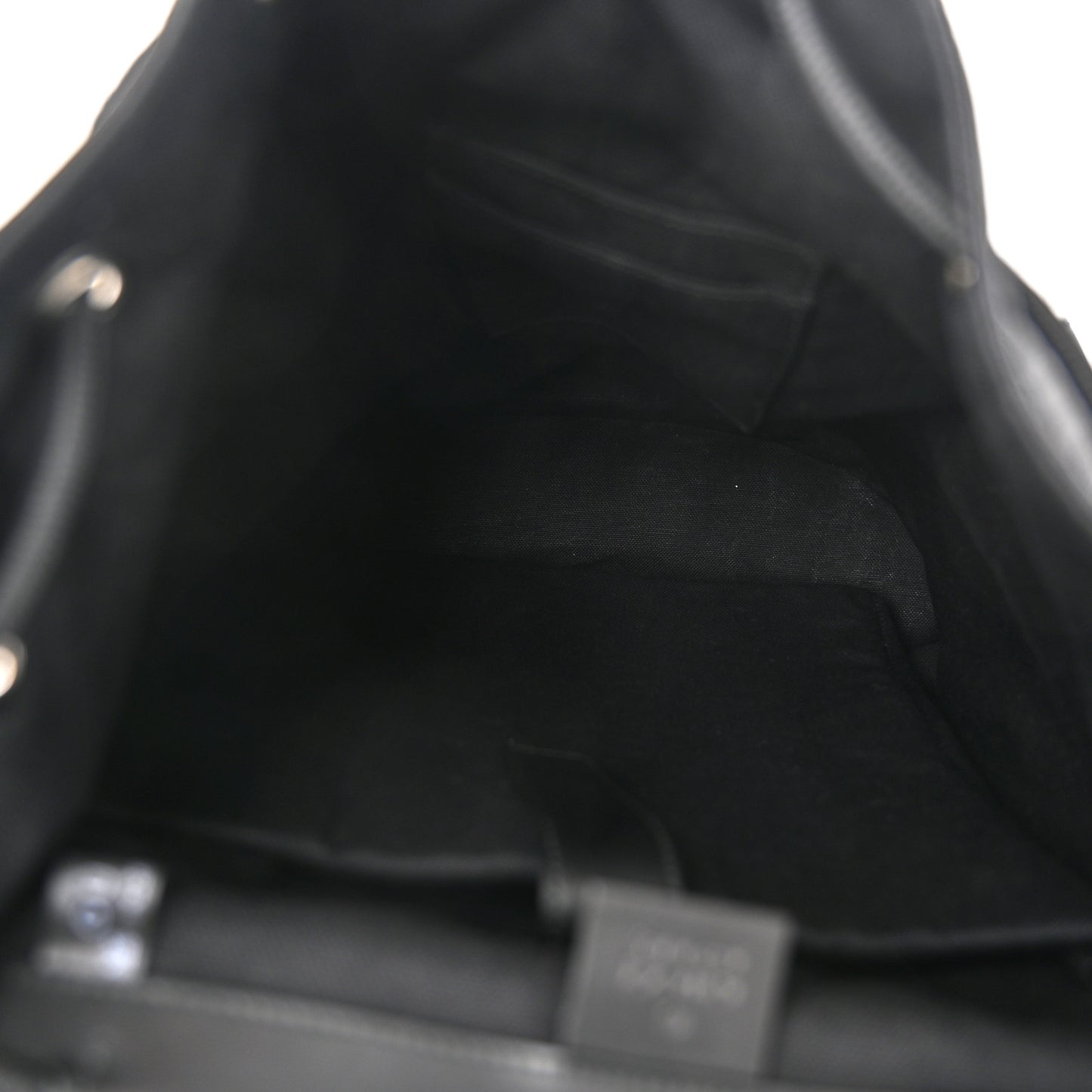 Soft GG Supreme Monogram Appia Calfskin Web Double Buckle Backpack Black