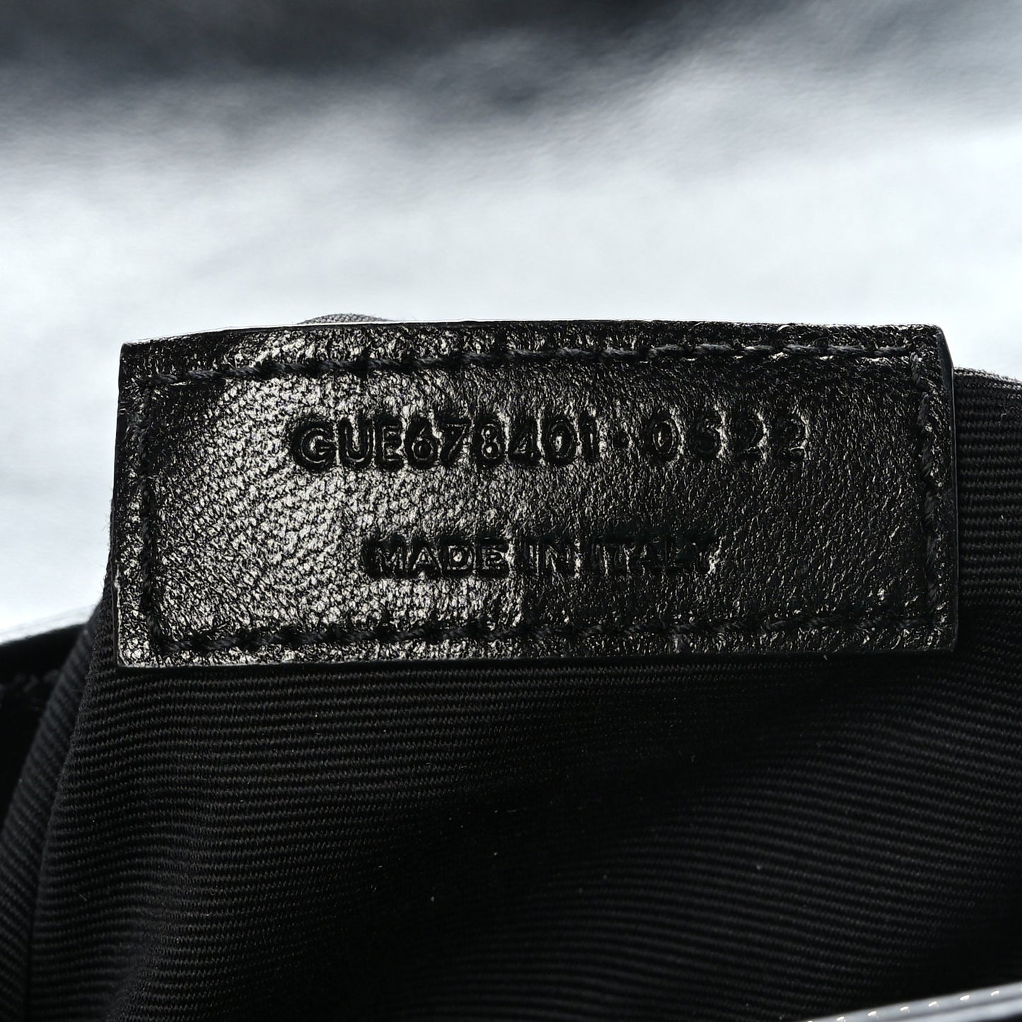 Calfskin Y Quilted Monogram Toy Loulou Crossbody Bag Black
