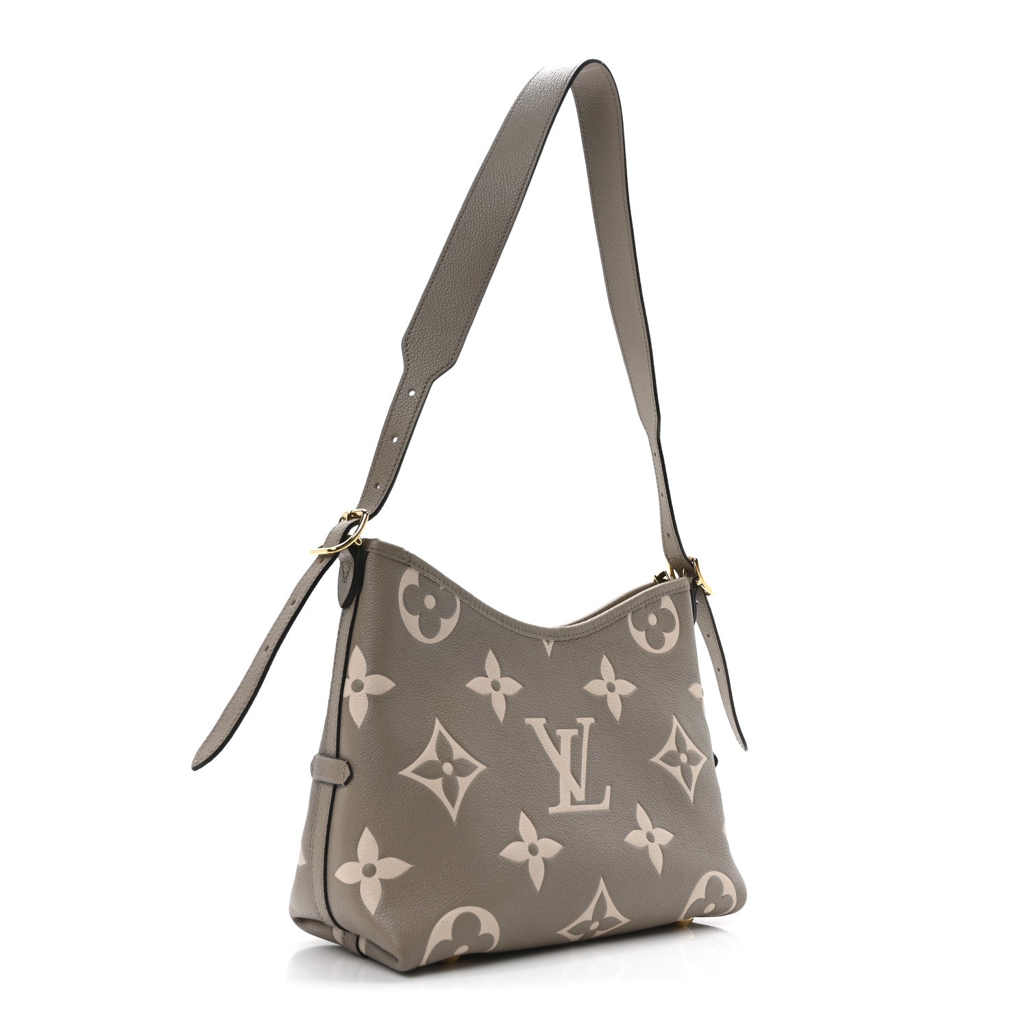 Louis Vuitton Empreinte Monogram Giant CarryAll PM Tourterelle Creme 4 of 10