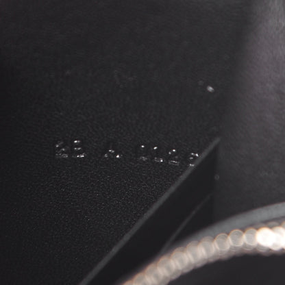 Givenchy Calfskin Brogue Mini Pandora Chain Wallet Black White 7 of 7