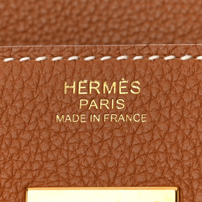 Hermes Togo BIRKIN 30 Gold 6 of 11