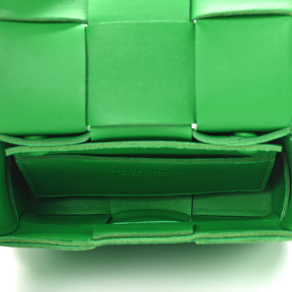 Bottega Veneta Lambskin Maxi Intrecciato Extra Mini Cassette Crossbody Bag Parakeet 5 of 8