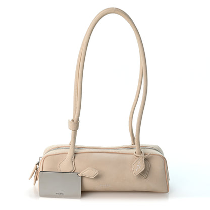 Alaia Nubuck Small Le Teckel Bag Craie 3 of 11