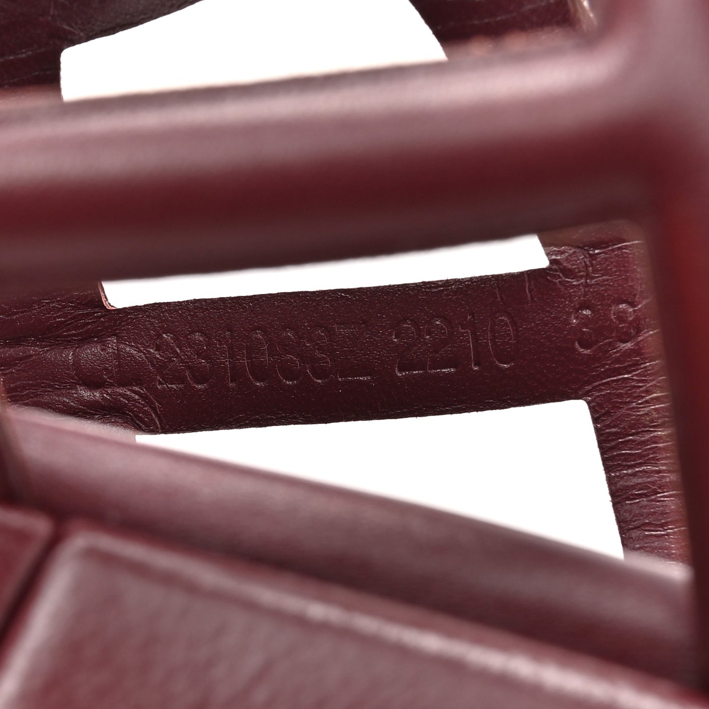 Nappa Gipsy Sandals 38 Rouge Marsala