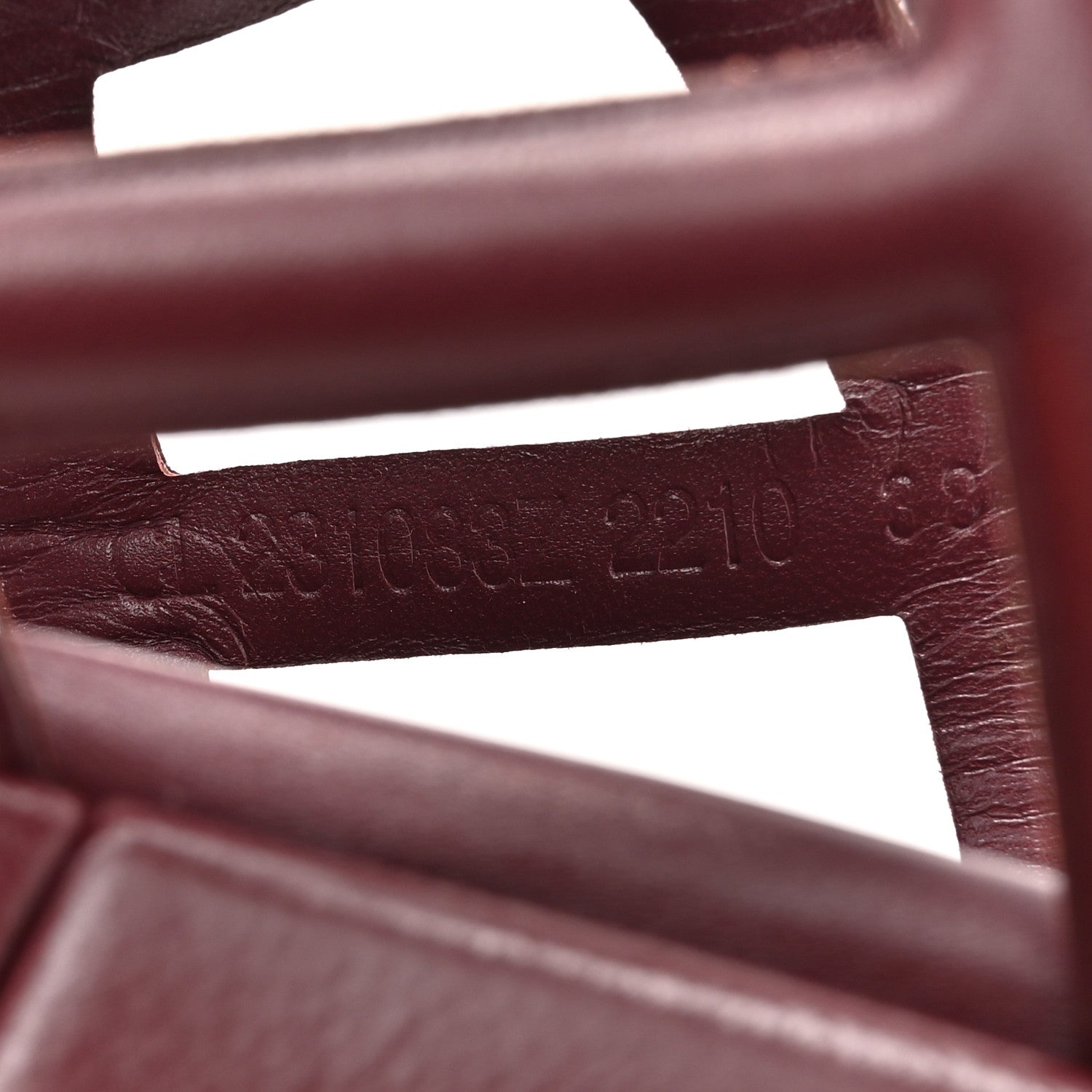 Hermes Nappa Gipsy Sandals 38 Rouge Marsala 8 of 9