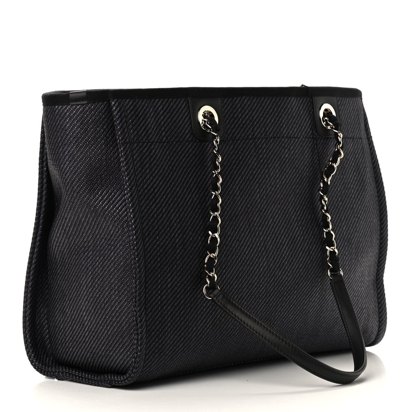 Mixed Fibers Small Deauville Tote Black