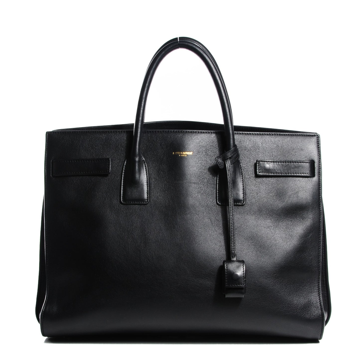 Calfskin Large Sac de Jour Carryall Black