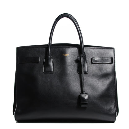 Saint Laurent Calfskin Large Sac de Jour Carryall Black 1 of 8