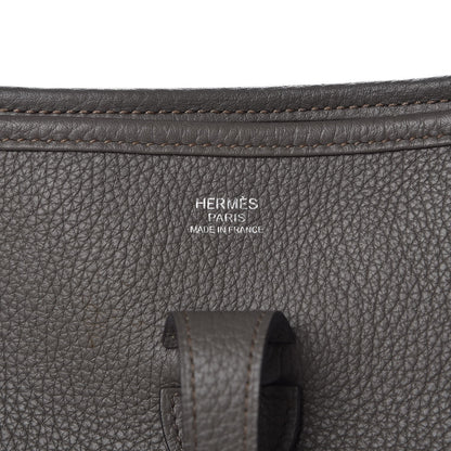 Hermes Taurillon Clemence Evelyne III PM Etain 7 of 11