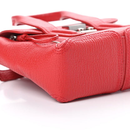 3.1 Phillip Lim Textured Calfskin Mini Pashli Satchel Red 9 of 12