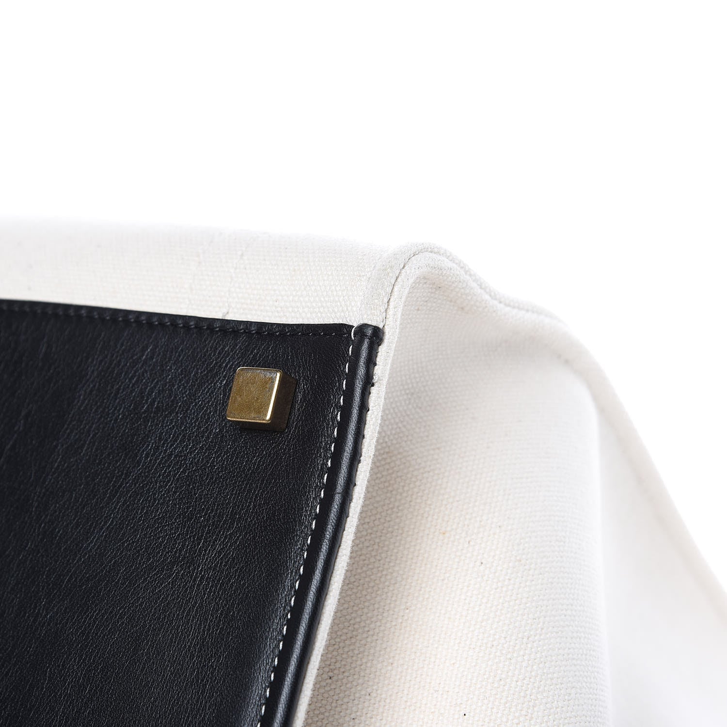 Celine Washed Canvas Medium Phantom Luggage White 8 of 14