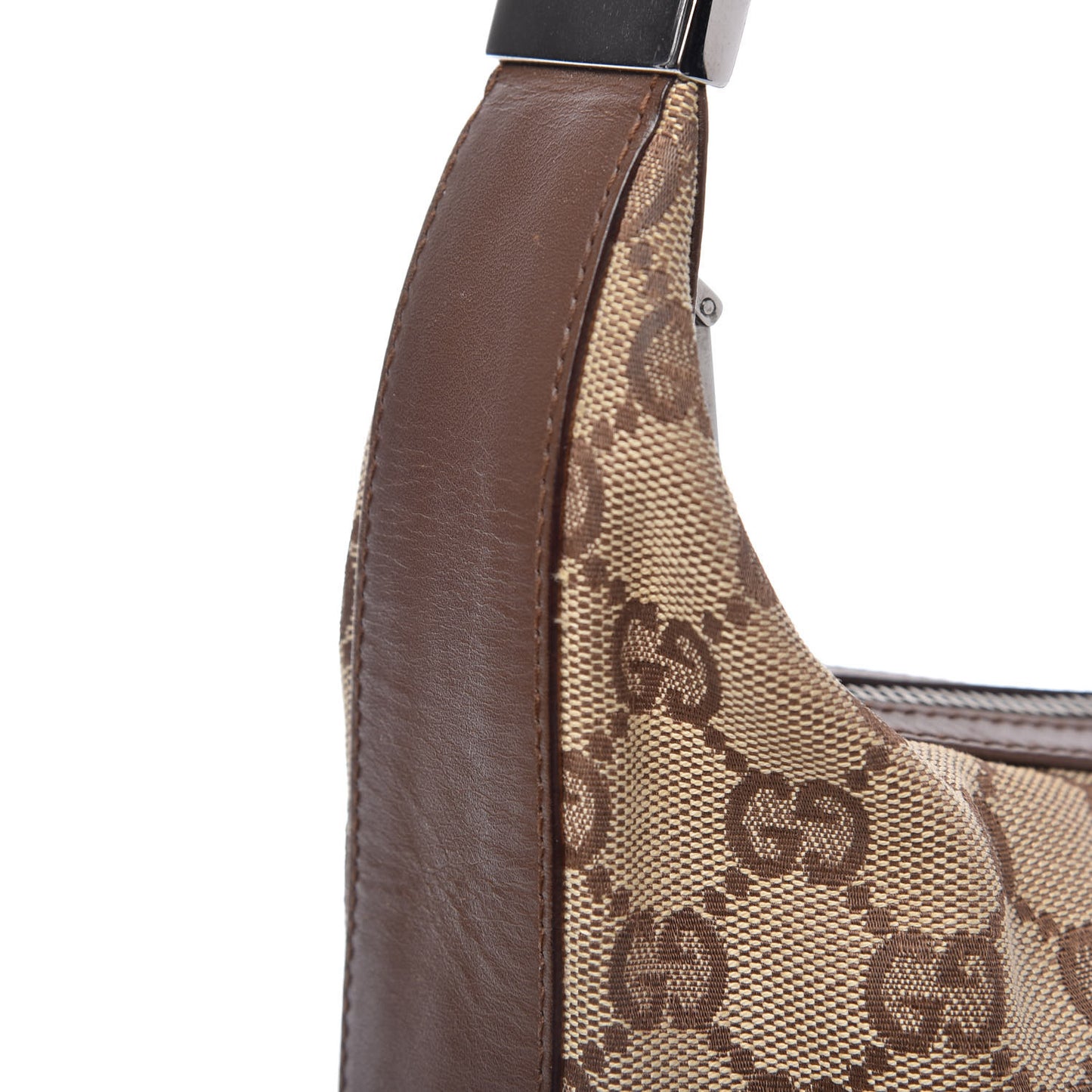 Monogram GG Small Clasp Hobo Brown